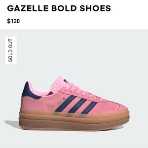 Adidas Gazelle Bold platform shoes